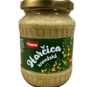 Fresh Horcica Kremzska 350g/12.3oz Brown Mustard from Slovakia