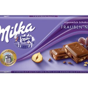 Milka Whole Hazelnuts Chocolate 100 gr (3.52)