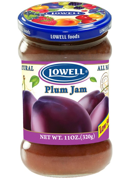 Lowell Plum Jam 320g/11.29oz - Old Europe Foods