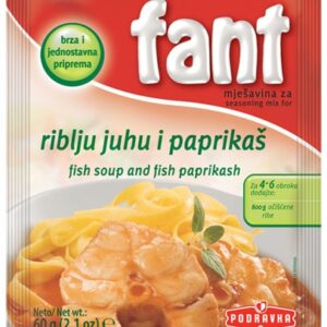 Podravka Fant Fish Soup and Fish Paprikash (riblju juhu i paprikas) 60g