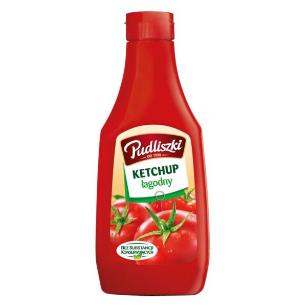 Pudliszki Ketchup Mild / Łagodny 480g./16.93oz.