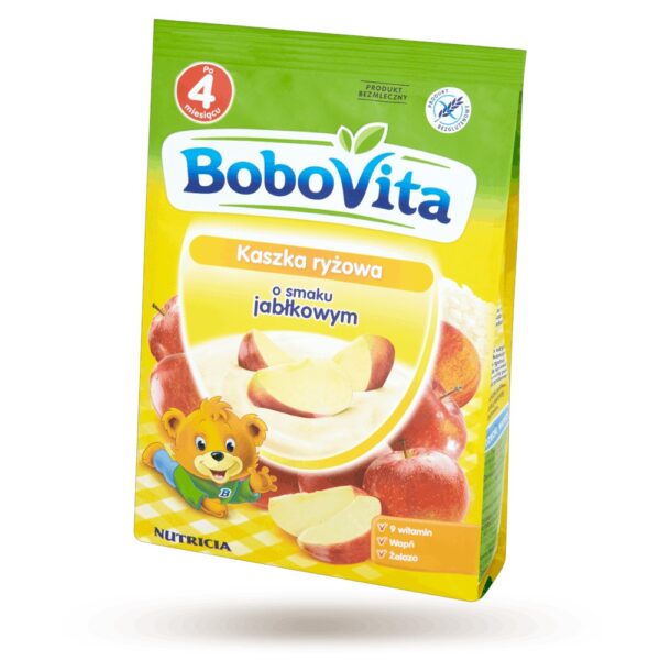 Bobovita Rice Gruel with Apple Flavor/Kaszka Ryżowa o smaku Jabłkowym 180g/6.35oz.