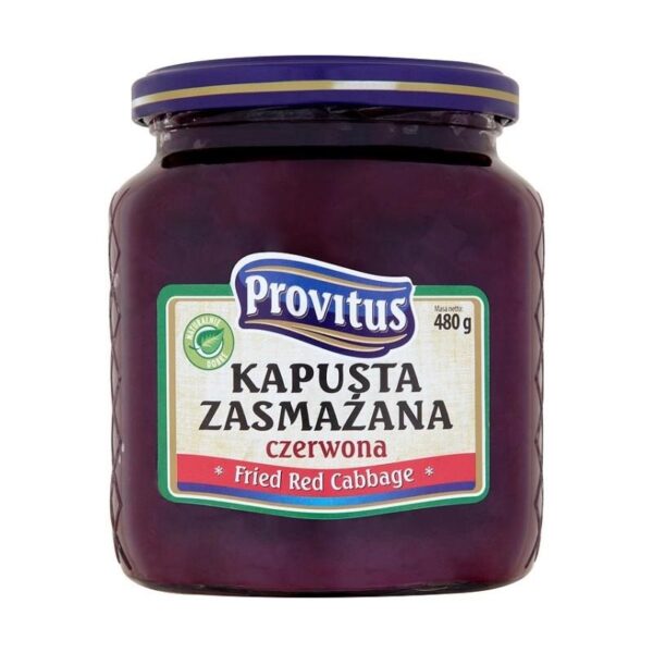 Provitus Fried Red Cabbage / Kapusta Zasmażana Czerwona 480g/16.9oz (W)