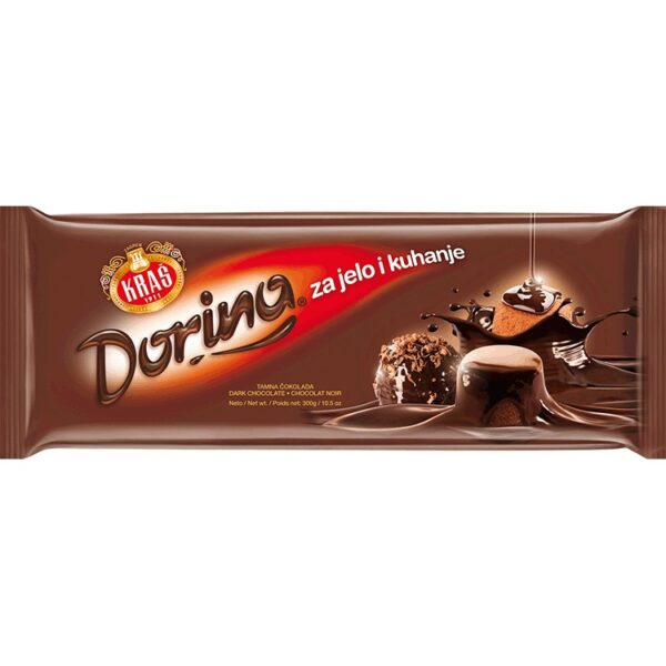 Kras Dorina Dark Chocolate / Tamna čokolada za jelo i kuhanje 200g (W)