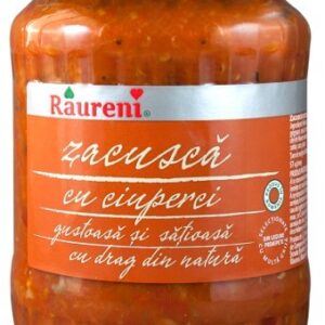 Raureni Zacusca Cu Ciuperci / Vegetable Spread with Mushrooms 700g/25oz