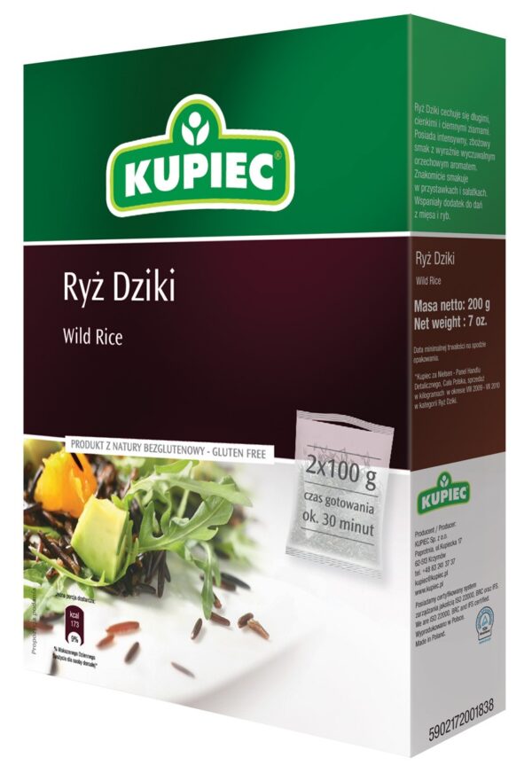 Kupiec Wild Rice / Ryz Dziki 2x100g/7oz