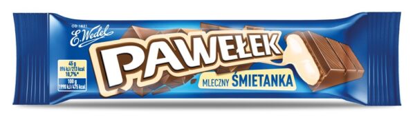 Wedel Pawelek Chocolate with Creamy Flavoured Filling 45g/1.5oz