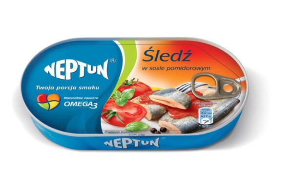 Neptun Herring in Tomato Sauce 170g/6oz.