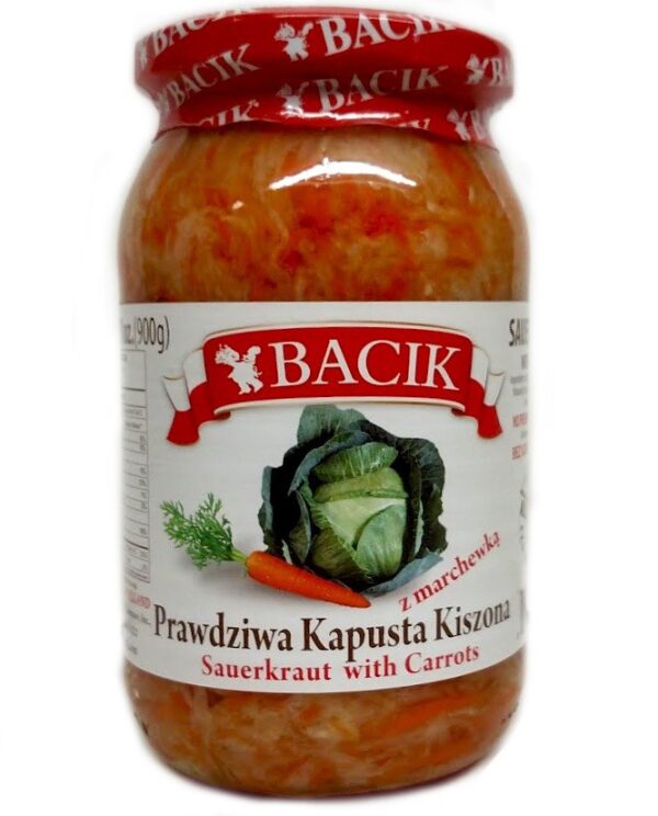 Bacik Sauerkraut with Carrots 900g/31oz