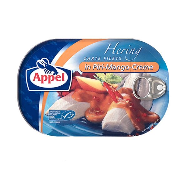 Appel Hering zarte filets in sahne-meerrettich-creme / Herring Fillets in Sahne-Meerrettich-Creme 200g/7.05oz