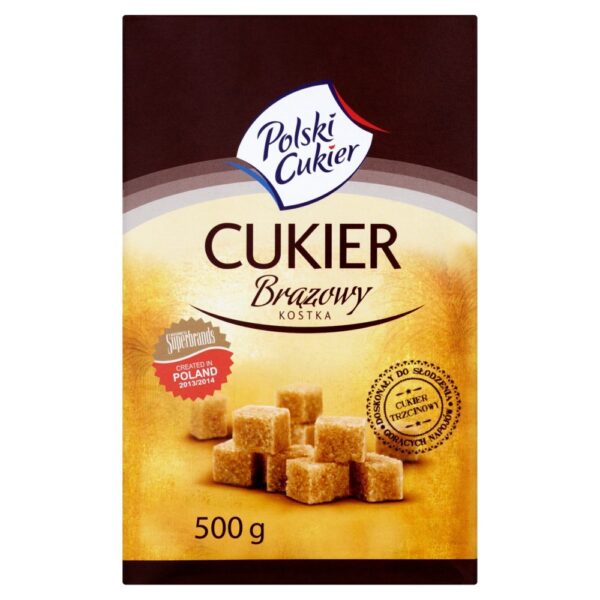 Polski Cukier Brown Sugar Cane 500g/17.63oz