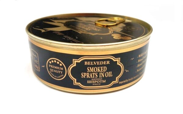 Belveder Smoked Sprats in Oil 160g/5.5oz.