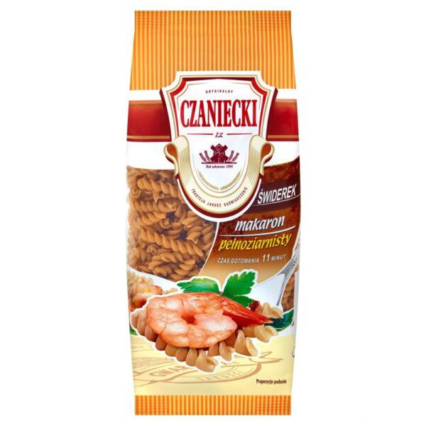 Czaniecki Spiral Whole Grain Pasta 250g/8.8oz