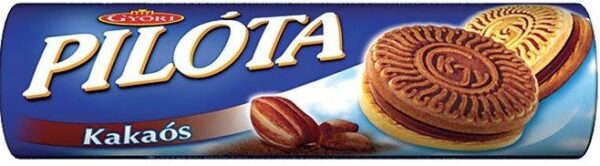 Gyori Pilota keksz biscuit sandwich with cocoa cream triple 180g