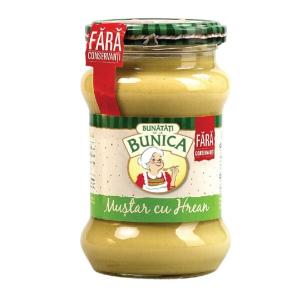 Bunatati Bunica Hot Mustard, Mustar iute Bunatati de la Bunica 270g