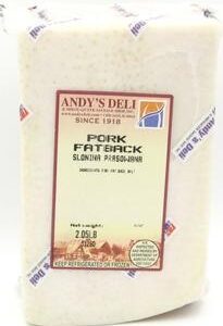 Andy's Pork Fatback/Slonina Prasowana Approx 2 lbs