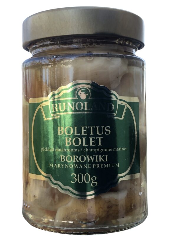Boletus Bolet, Cepes Pickled Mushrooms Runoland 300g