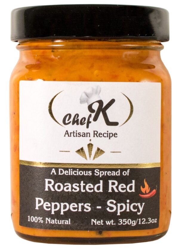 Roasted Red Pepper Spread Hot Chef K 350g