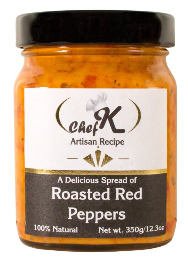 Roasted Red Pepper Spread Mild Chef K 350g