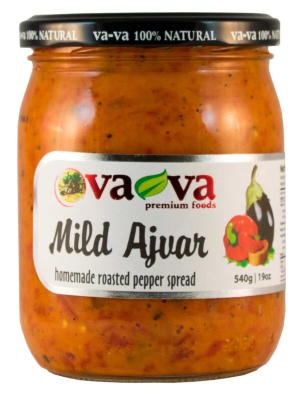 Roasted Pepper Spread Ajvar Mild 520g Vava