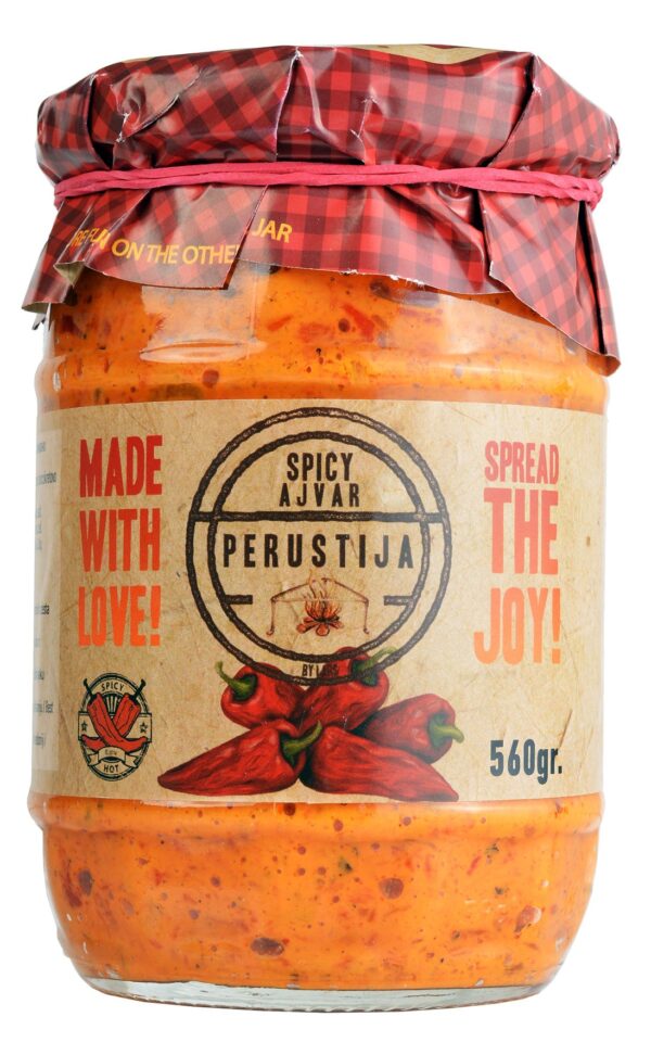 Ajvar Hot Perustija 560g