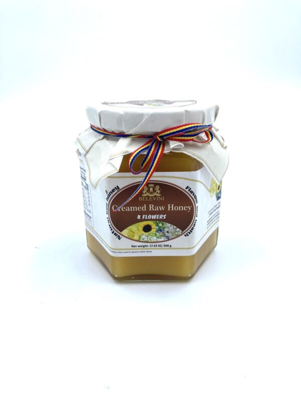 Belevini Creamed Raw Honey 500g