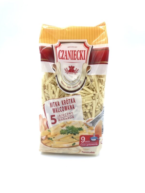 Czaniecki Pasta Nitka Krotka Walcowana 250g/8.8oz.