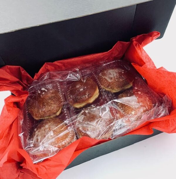 paczki, polish donuts, gift box - 6 pcs