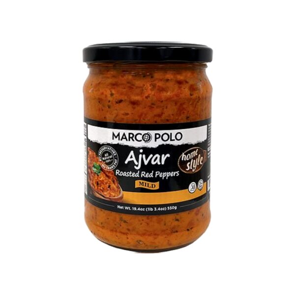 Marco Polo "Homestyle" Mild Ajvar with Roasted Peppers 19.3 oz.