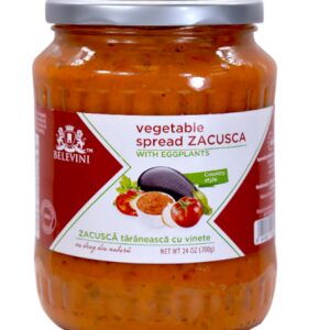 Zacusca Vegetable Spread with Eggplants, Belevini, 24oz/700g