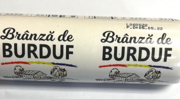 Branza de Burduf, Romanian Style Cream Cheese, Dobrogea Lactate, 15.8oz/450g