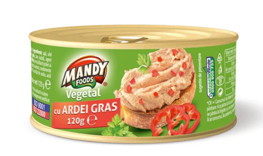 Vegetable Spread cu Trufe, Mandy Foods 120g