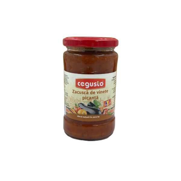 Zacusca De Vinete Picanta, Cegusto, 350g