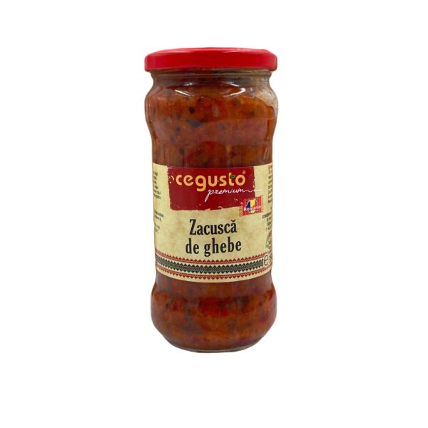 Zacusca De Ghebe, Vegetable Spread w/ Peppers, Onions & Mushroms, Cegusto, 350g