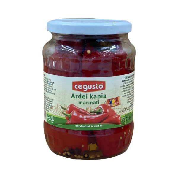 Ardei Kapia, Marinated Red Peppers, Cegusto 720g