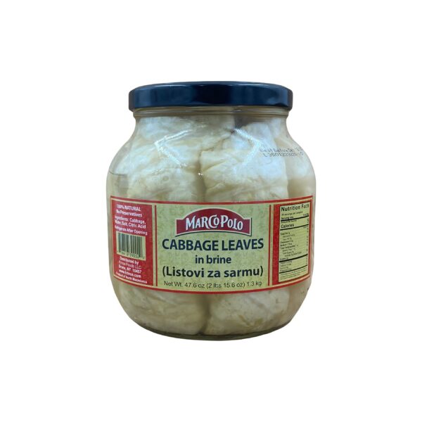 Cabbage Leaves in Brine, Listovi Za Sarmu, Marco Polo 47.6oz