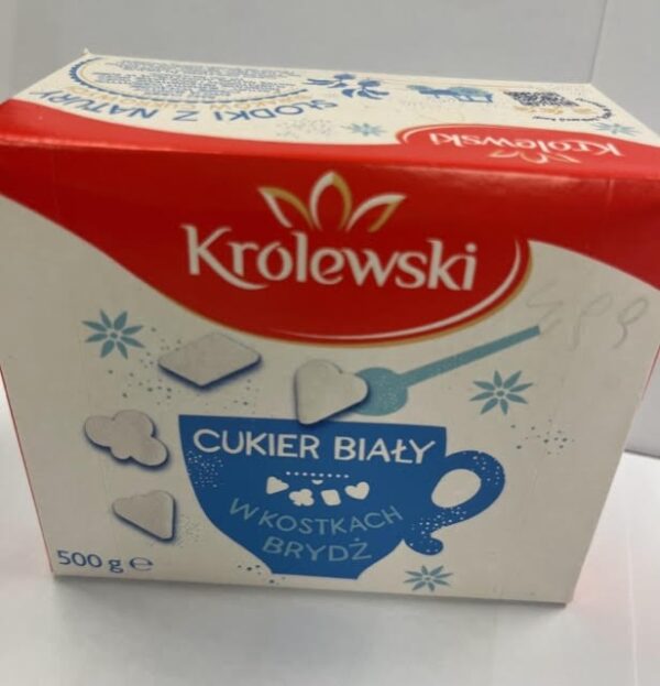 Polski Cukier White Sugar Cubes 500g/17.63oz/KROLEWSKI