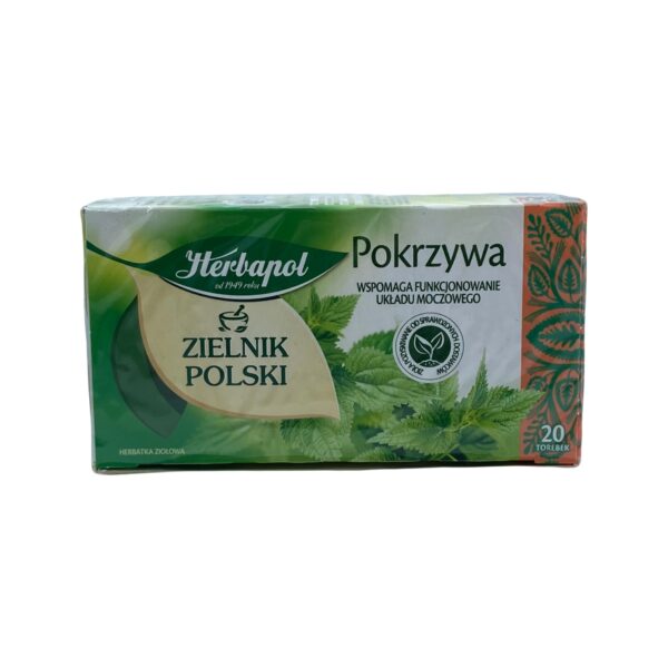 HERBAPOL NETTLE HERBAL TEA, POKRZYWA HERBATKA ZIOLOWA, 20 BAGS