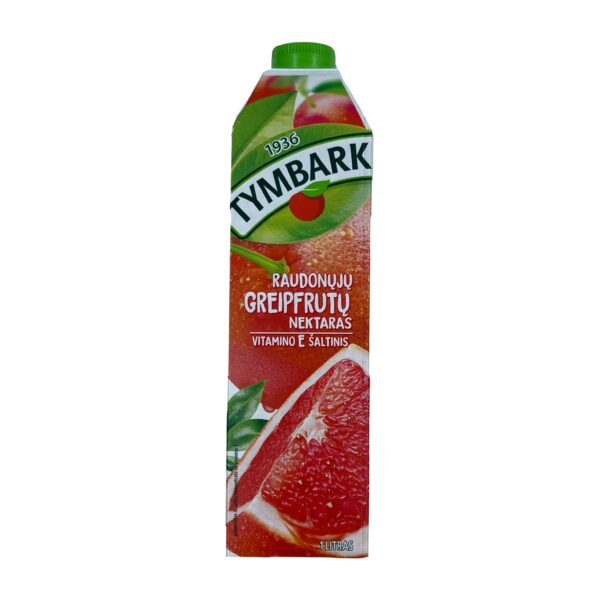 TYMBARK, RED GRAPEFRUIT NECTAR, NEKTAR Z GREJPFRUTA, 33.8 FL OZ(1L)