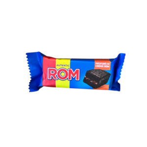 ROM Authentic Sponge with Cocoa Glaze and Rum Filling  Prajitura cu Crema, 35g