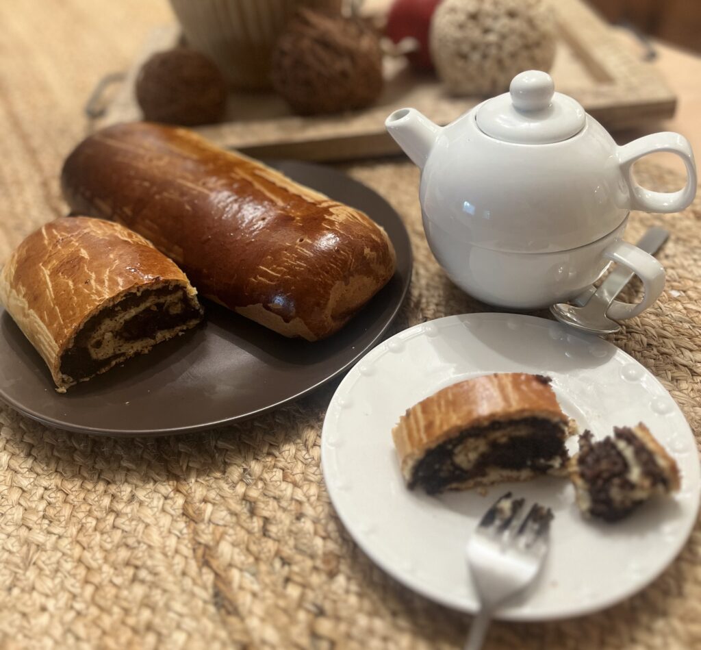 Sipos Beigli, Hungarian Homestyle Poppy Seed Roll, Two Sisters Old