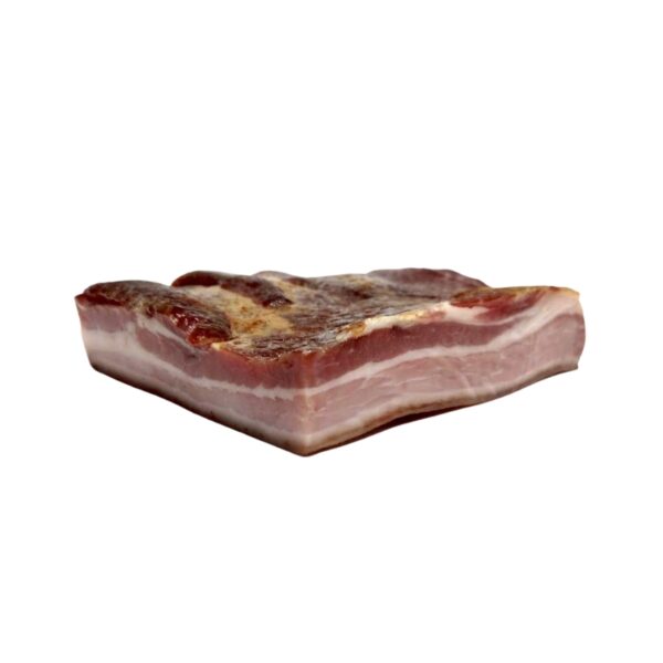 Romanian Slanina Afumata Dry Bacon (approx. 0.8-1 lb) – Traditional smoked and cured pork belly with a rich, savory flavor, perfect for charcuterie boards, cooking, or as a flavorful snack.