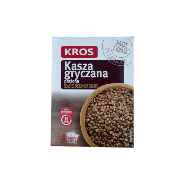 Kros Kasza Gryczana Prazona Roasted Buckwheat Groats, 400g