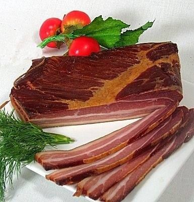 Homemade Bacon Smoked , Hungarian Style Kolozsvari, Approx. 1.5lb