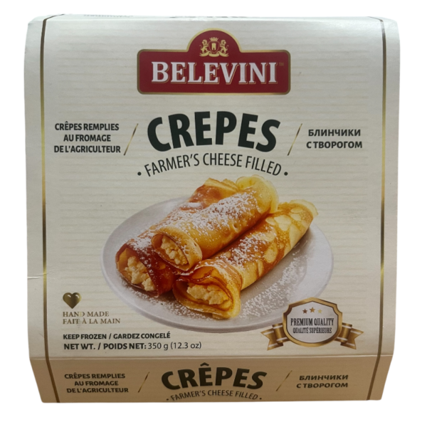 Crepes Farmer's Cheese Filled,  Belevini 4pcs 350g - Image 2