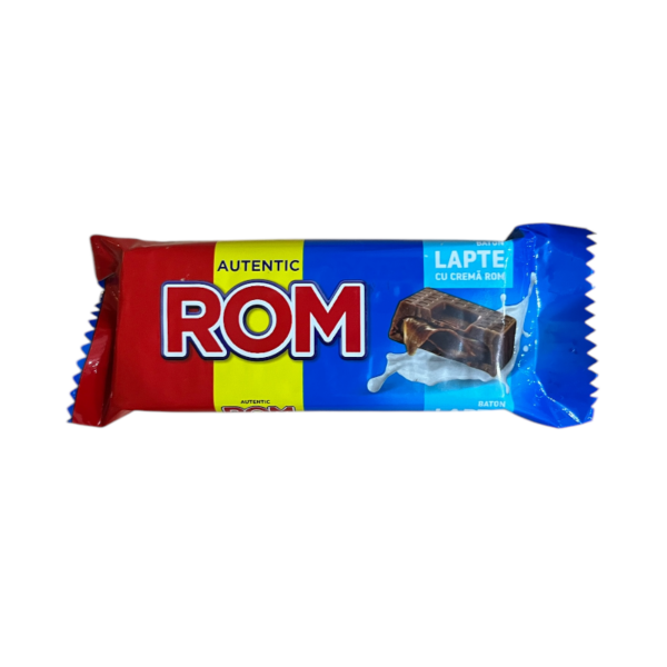 ROM Milk Bar with Rum Filling, Baton Cu Lapte Umplut Cu Crema 30g