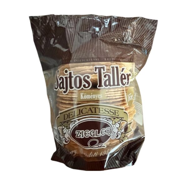 Wafers With Cheese and Caraway Seeds, Sajtos Taller, Ziegler 165g - Image 2