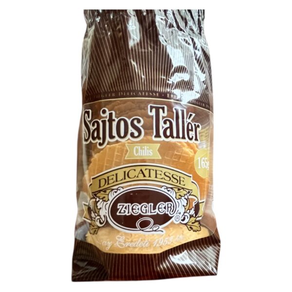 Cheese Wafers with Chili, Sajtos Taller Chilis, Ziegler, 165 g - Image 2