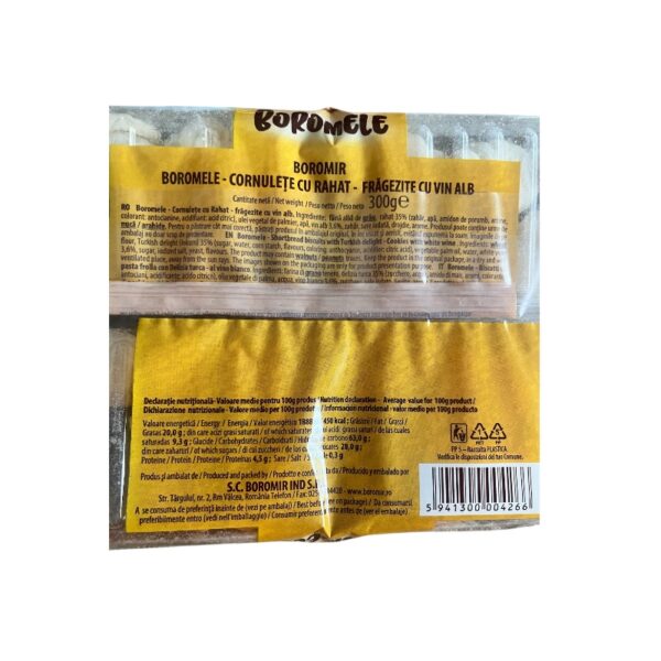 Boromele Shortbread Biscuits with Turkish Delight, Boromir, 300g - Image 2