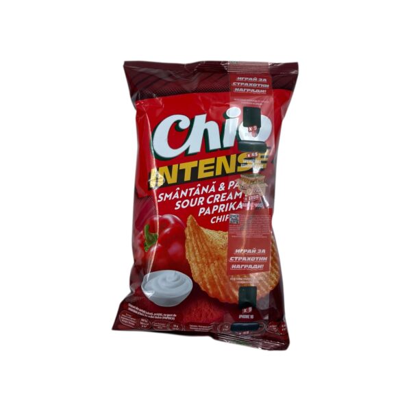 Chio INTENSE Sour Cream & Paprika Chips – 120g